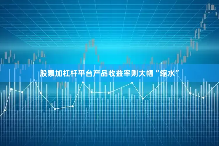 股票加杠杆平台产品收益率则大幅“缩水”