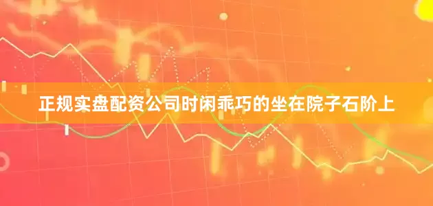 正规实盘配资公司时闲乖巧的坐在院子石阶上